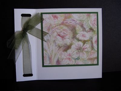 Versa Mark and pastel